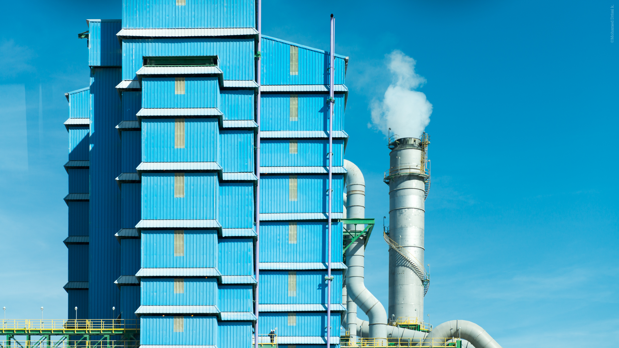 Une usine intégrée d'engrais (JFC 3) du groupe OCP à Jof Lasfar.