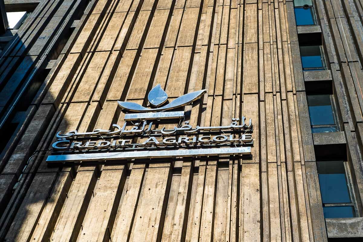 Siège du Crédit Agricole à Rabat.
