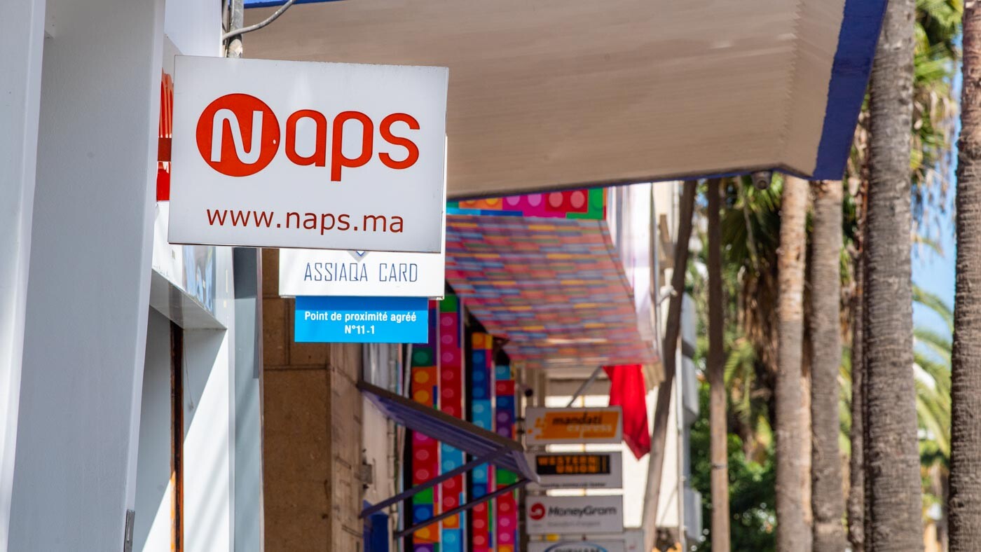 Une agence Naps à Casablanca.