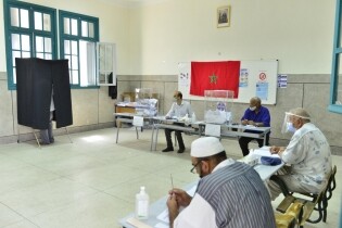 Un centre de vote lors des élections de 2021.