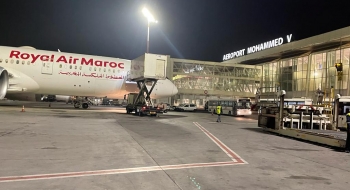 Aéroport Mohammed V de Casablanca.