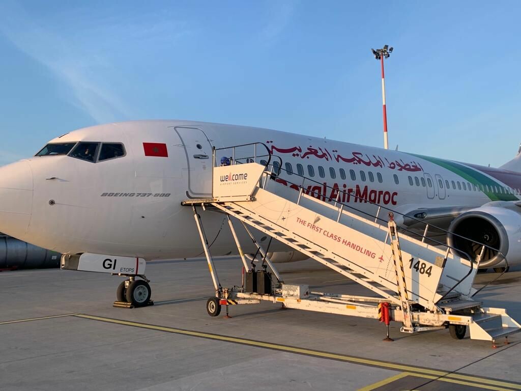 Un avion de Royal Air Maroc.