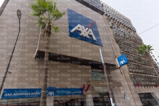 Le siège du groupe Axa à Casablanca. Crédit : Mustapha Razi / Le Desk