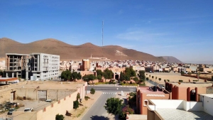 Vue panoramique de ville de Guelmim.