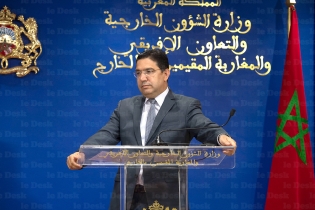 Nasser Bourita, ministre des Affaires étrangères, de la Coopération africaine et des Marocains résidant à l’étranger.