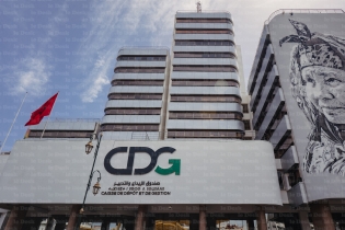 Le siège de la CDG à Rabat.