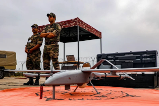 Le drone israélien WanderB VTOL de BlueBird opéré par les Forces armées royales.
