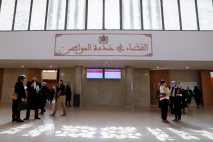 Au Palais de justice de Rabat.