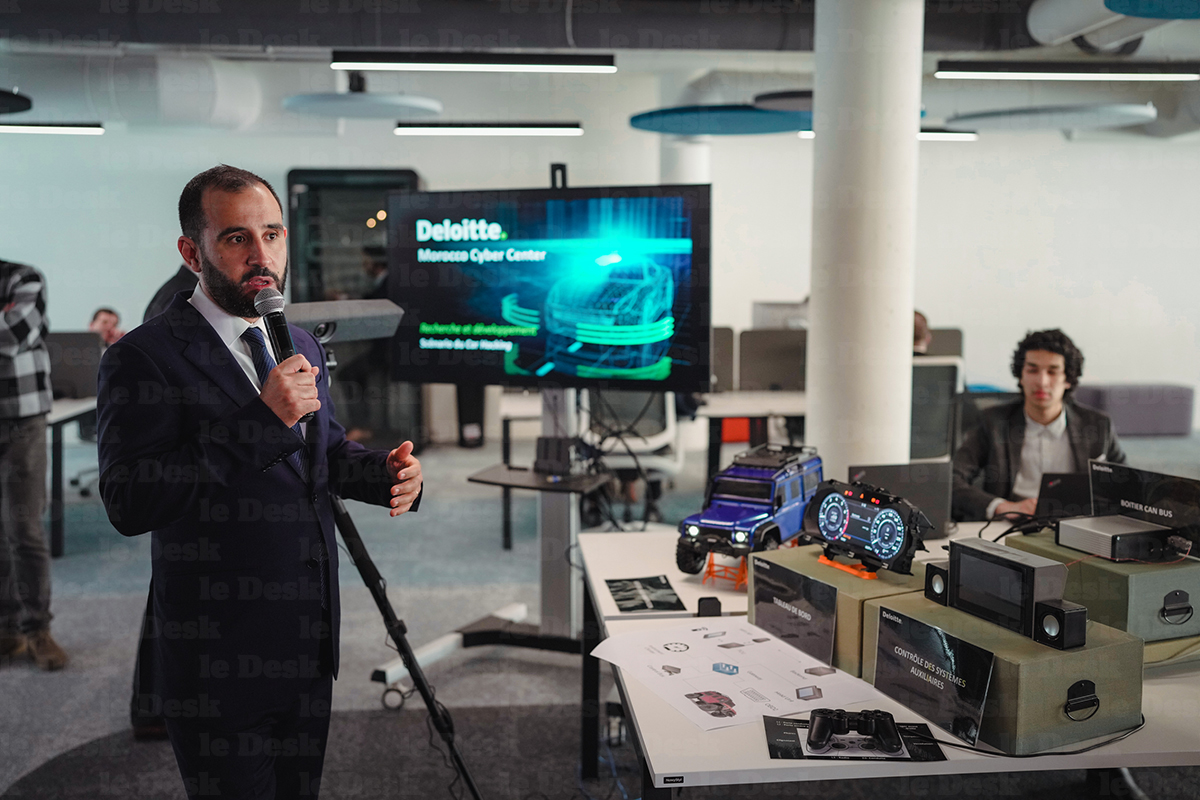Imade Elbaraka, président du Deloitte Morocco Cyber Center et associé chez Deloitte. Crédit : Mustapha Razi / Le Desk