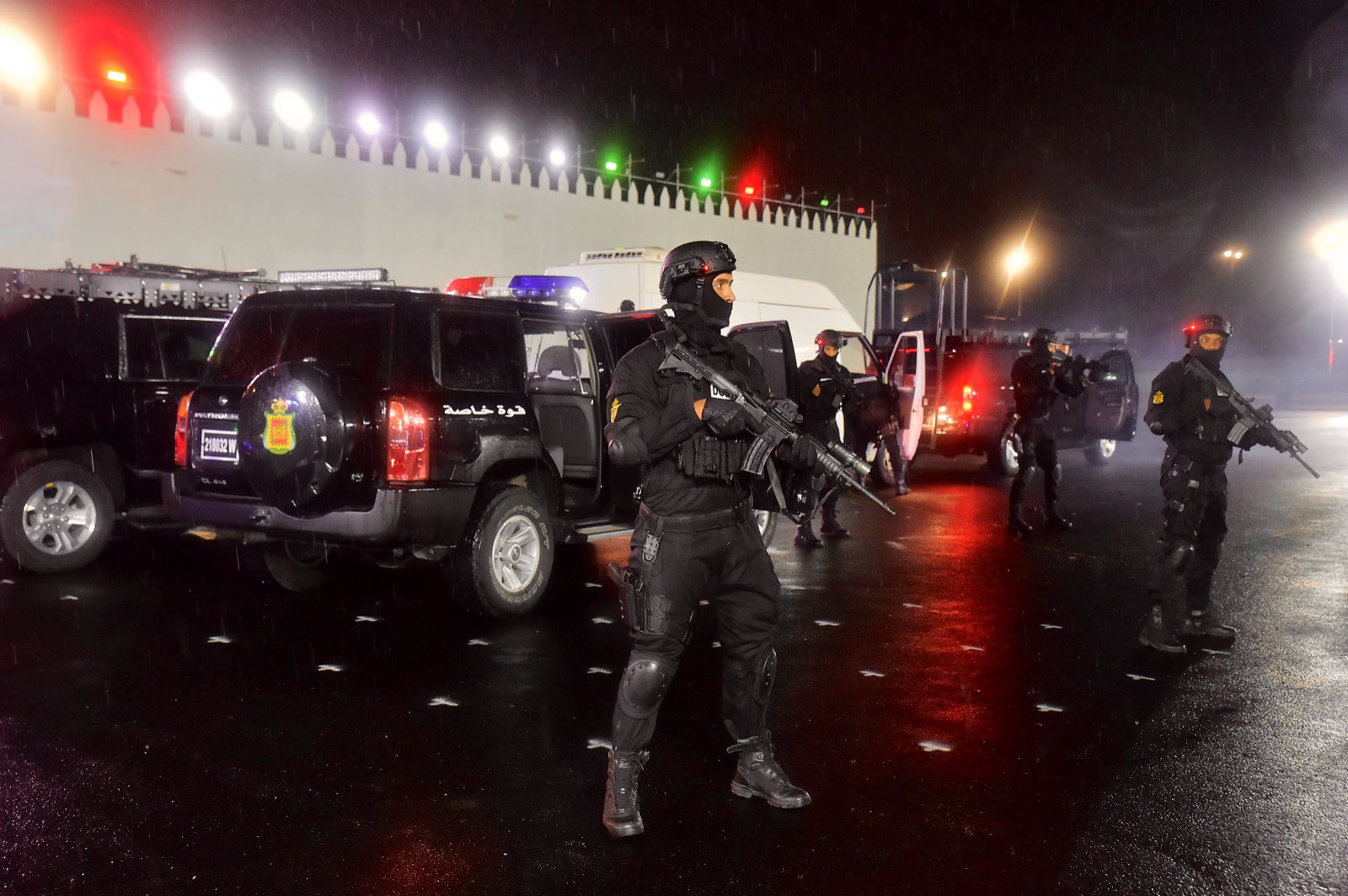 Les forces spéciales de la police nationale en démonstration