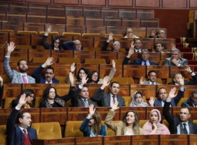 Une séance de vote à la Chambre des représentants, à Rabat.