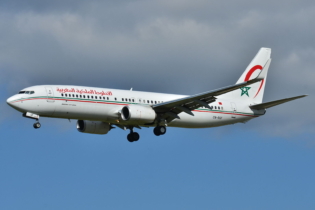 Un Boeing 737 de la flotte de Royal Air Maroc. Crédit : Laurent Errera