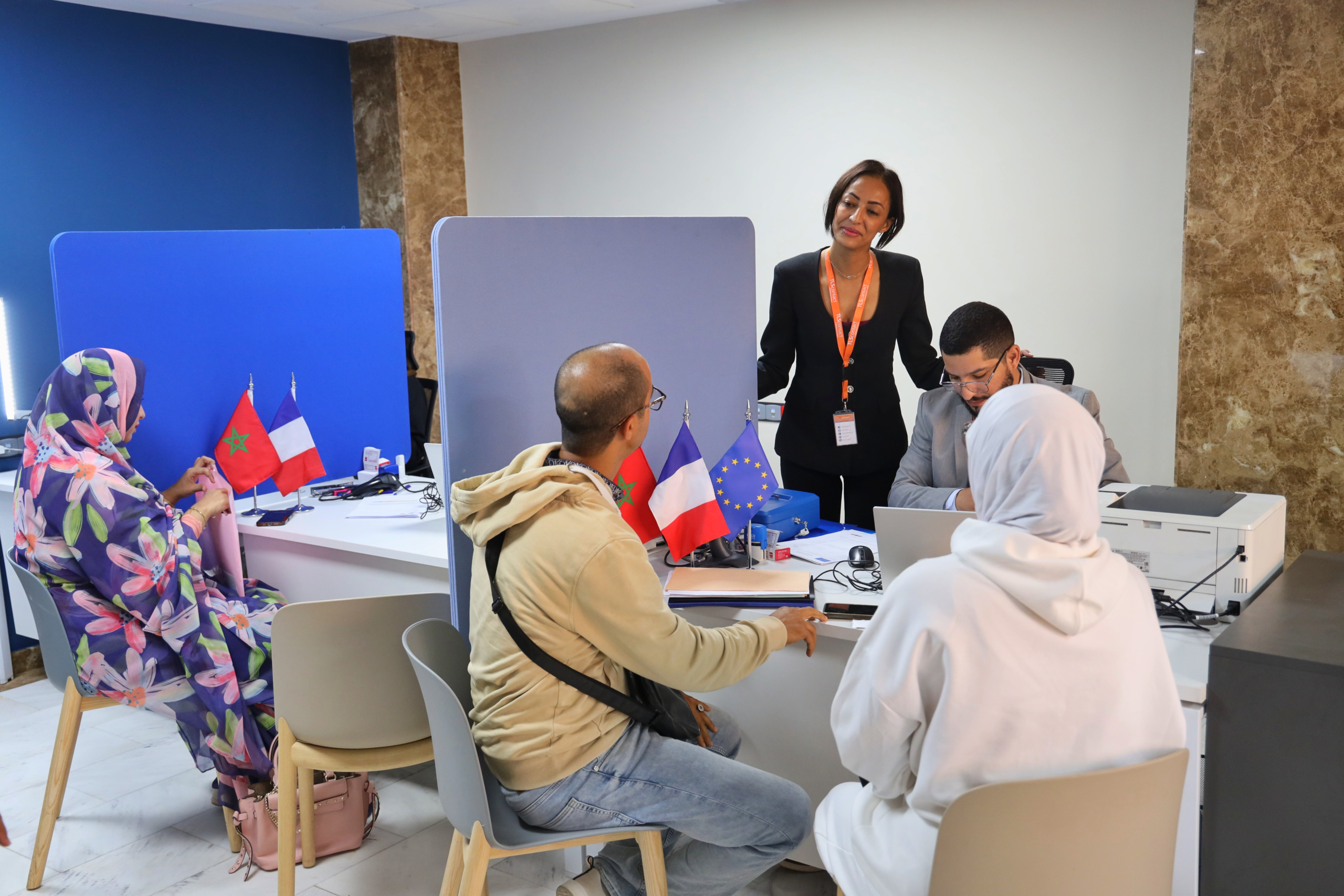 Inauguration d’un centre TLScontact à Laâyoune,