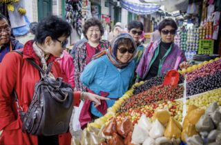Touristes chinois au Maroc