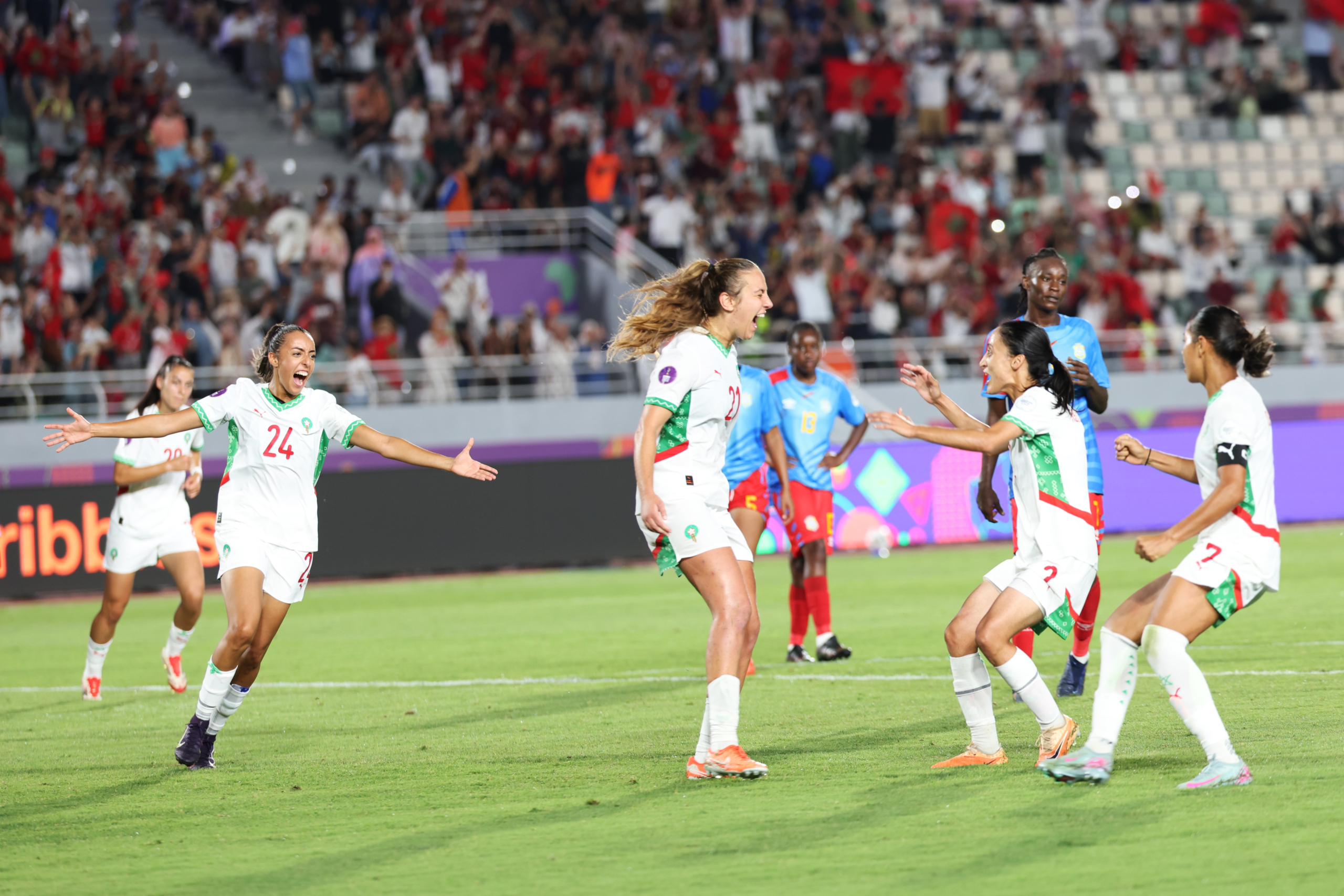 CAN féminine (Maroc/RD Congo 4-2) : Les Lionnes de l'Atlas se maintiennent en course