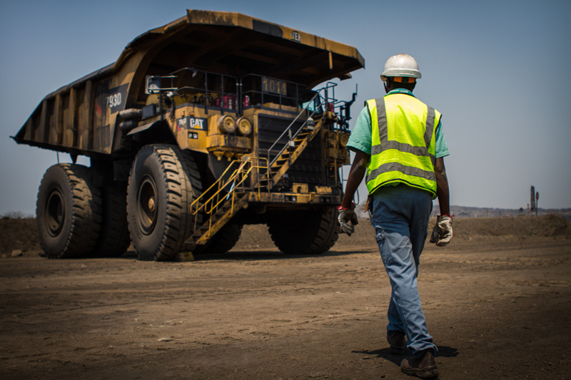 Dans une mine exploitée par Xtract Resources en Zambie.