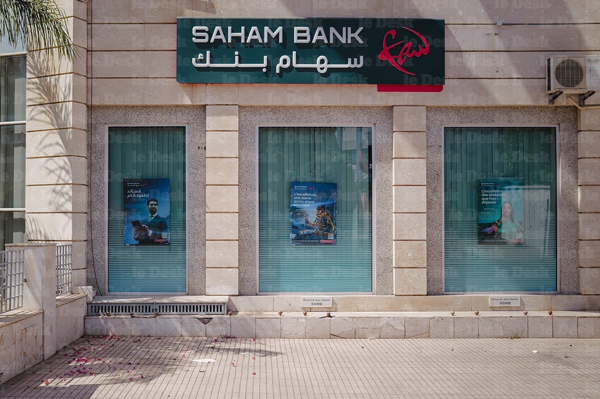 Le siège de Saham Bank à Casablanca. Crédit : Le Desk
