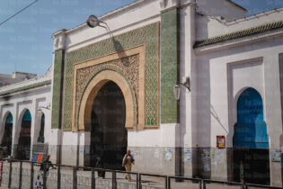 L'entrée du Marché central à Casablanca.