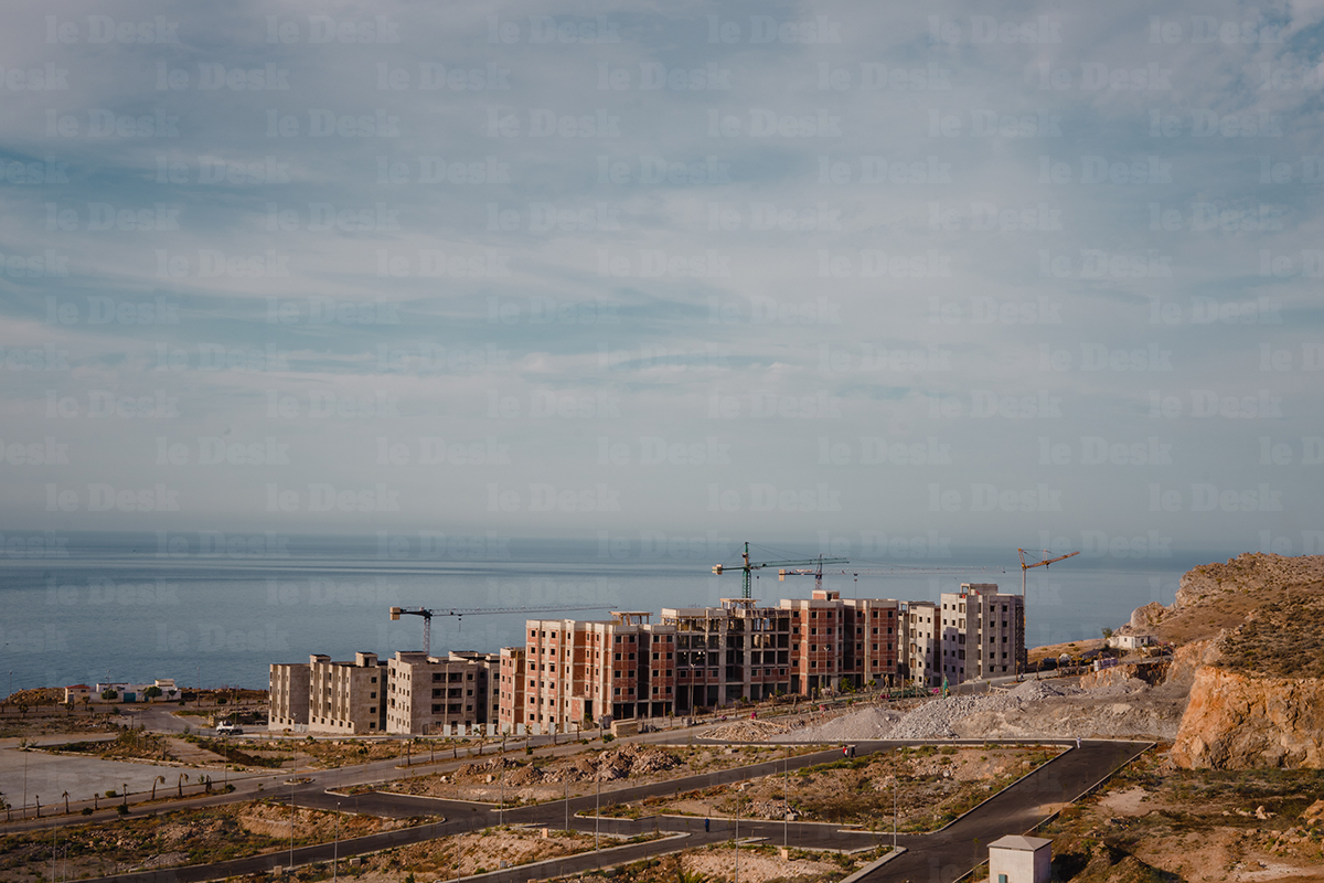 Chantier immobilier à Casablanca.