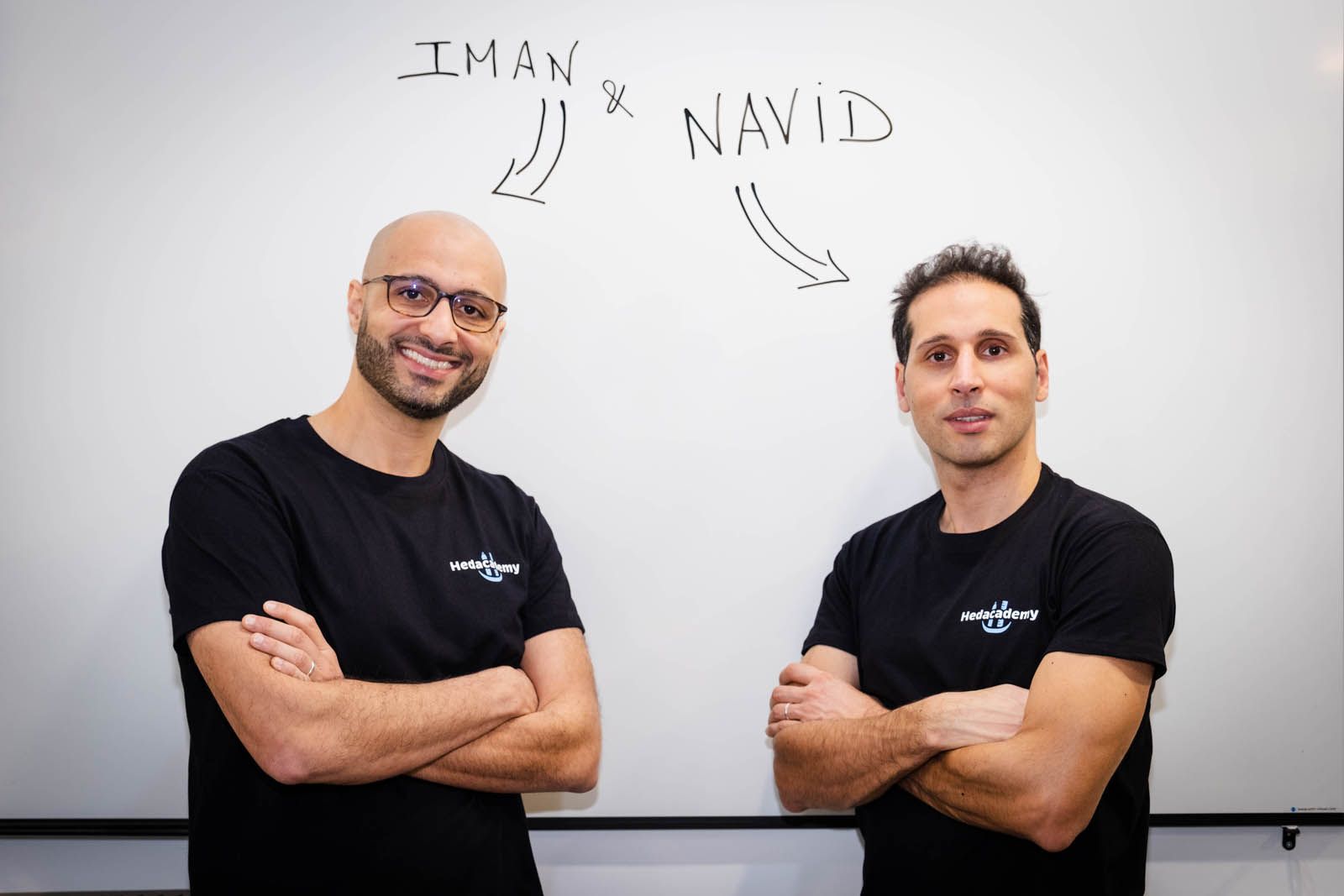 Les frères Navid et Iman Hedavati Dezfouli, fondateurs de Hedacademy. Crédit : Hedacademy