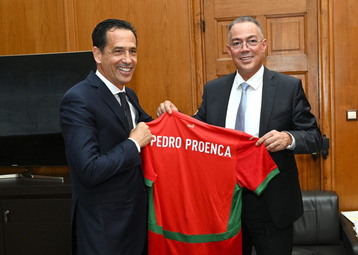 Fouzi Lekjaa et Pedro Proença. Crédit : DR