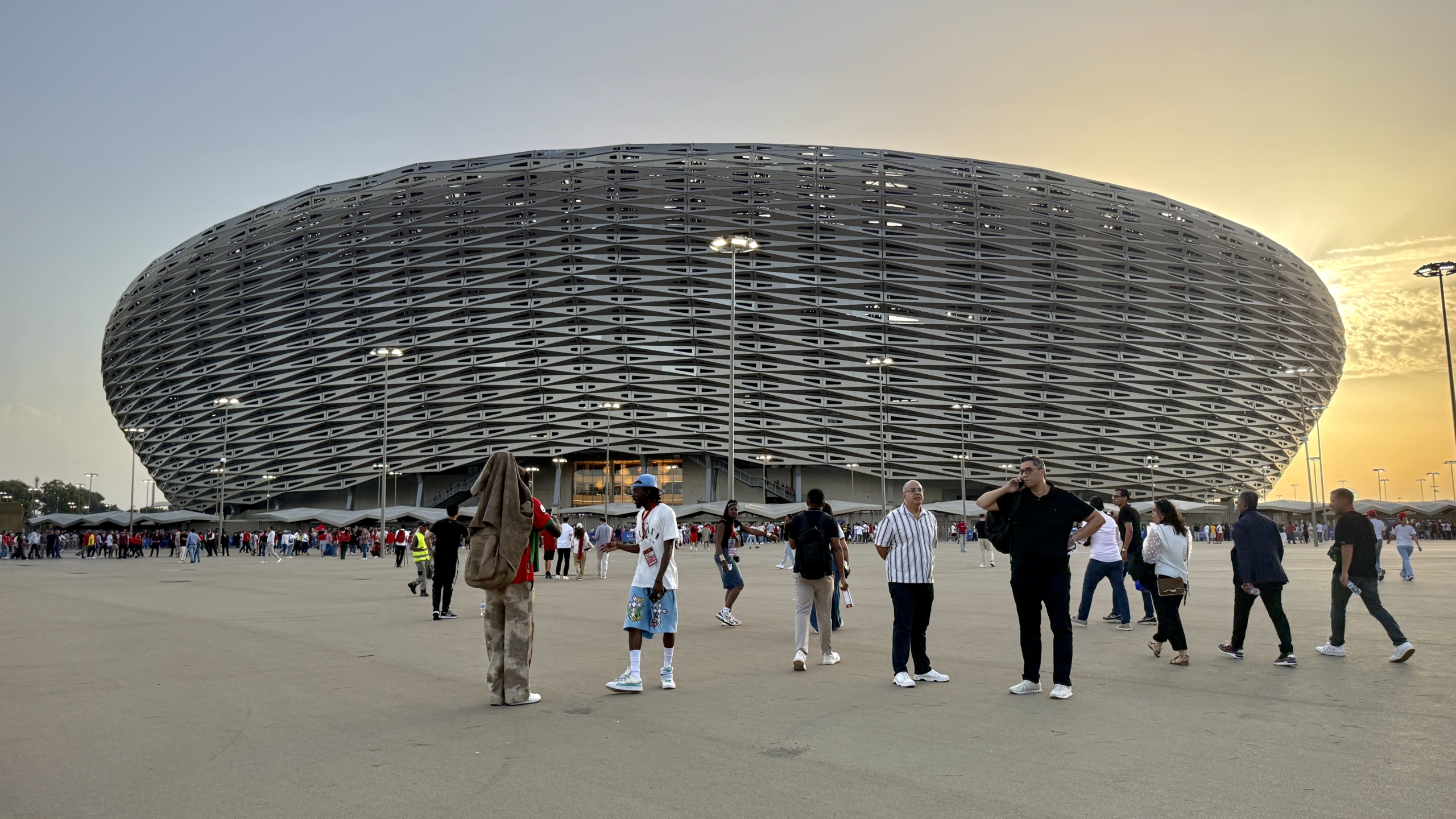Le Stade Prince Moulay Abdellah de Rabat reconstruit pour la CAN 2025. Crédit : Constance Sade / Le Desk