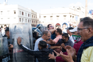 Manifestation GenZ212 à Casablanca. Crédit : Le Desk