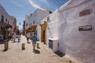 La rue des Consuls à Rabat