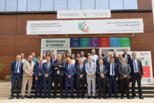 L'équipe de l’Université Mohammed VI des sciences et de la santé de Marrakech. Crédit : UM6SS
