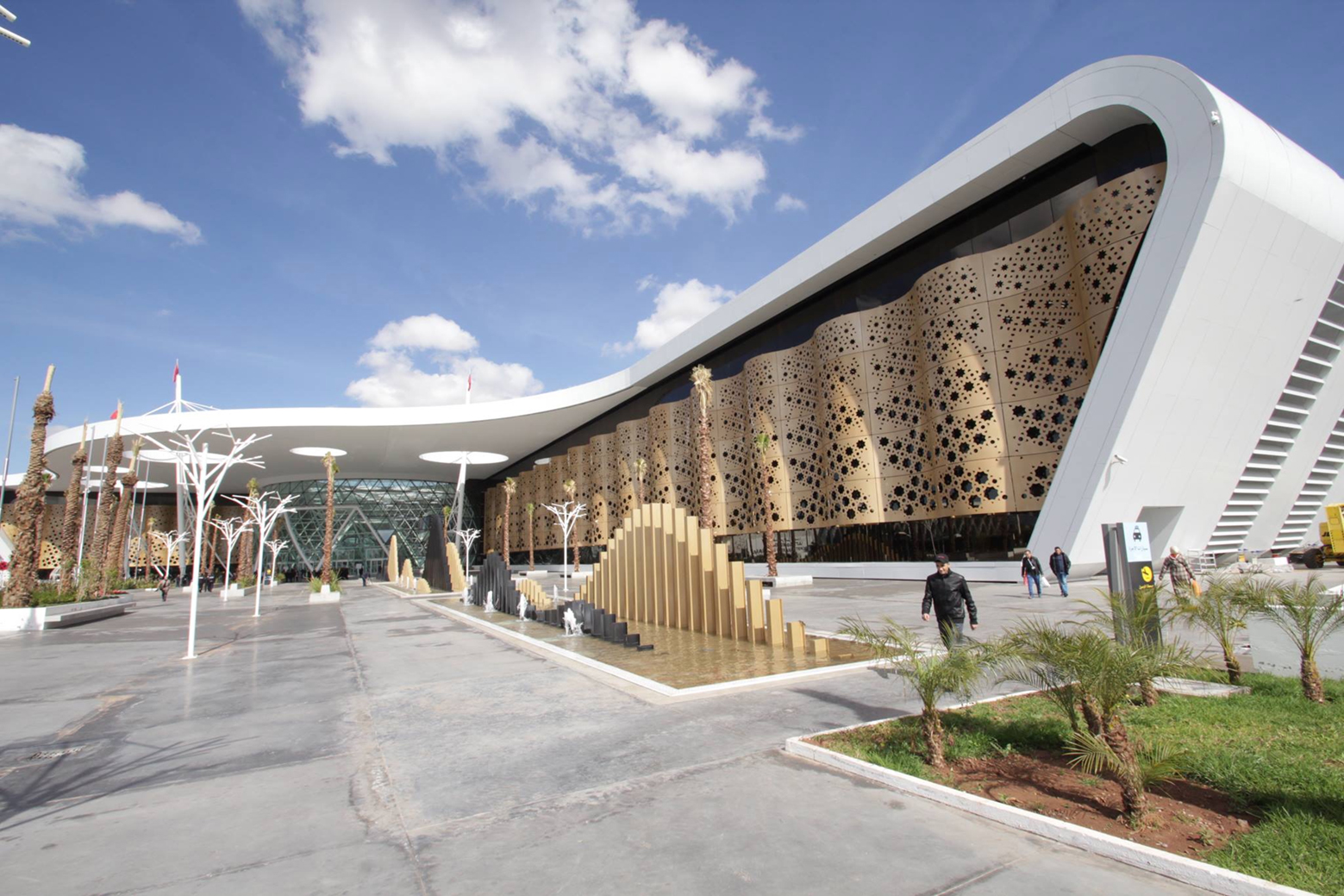 L'aéroport Marrakech-Ménara.