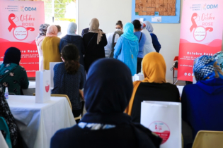 Une action organisée dans le cadre d'une précédente édition de la campagne nationale de prévention des cancers féminins