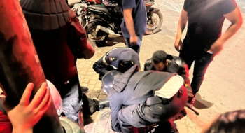 Un membre des autorités gravement blessé lors des manifestations à Sidi Youssef, Marrakech. Soufiane Sbiti / Le Desk
