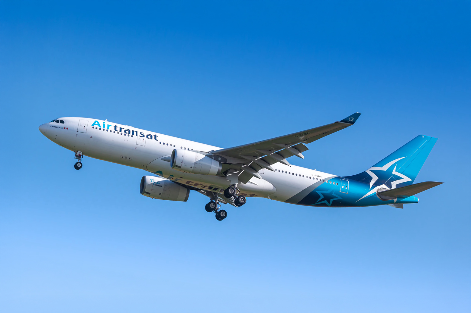 Un avion de la compagnie québécoise Air Transat.