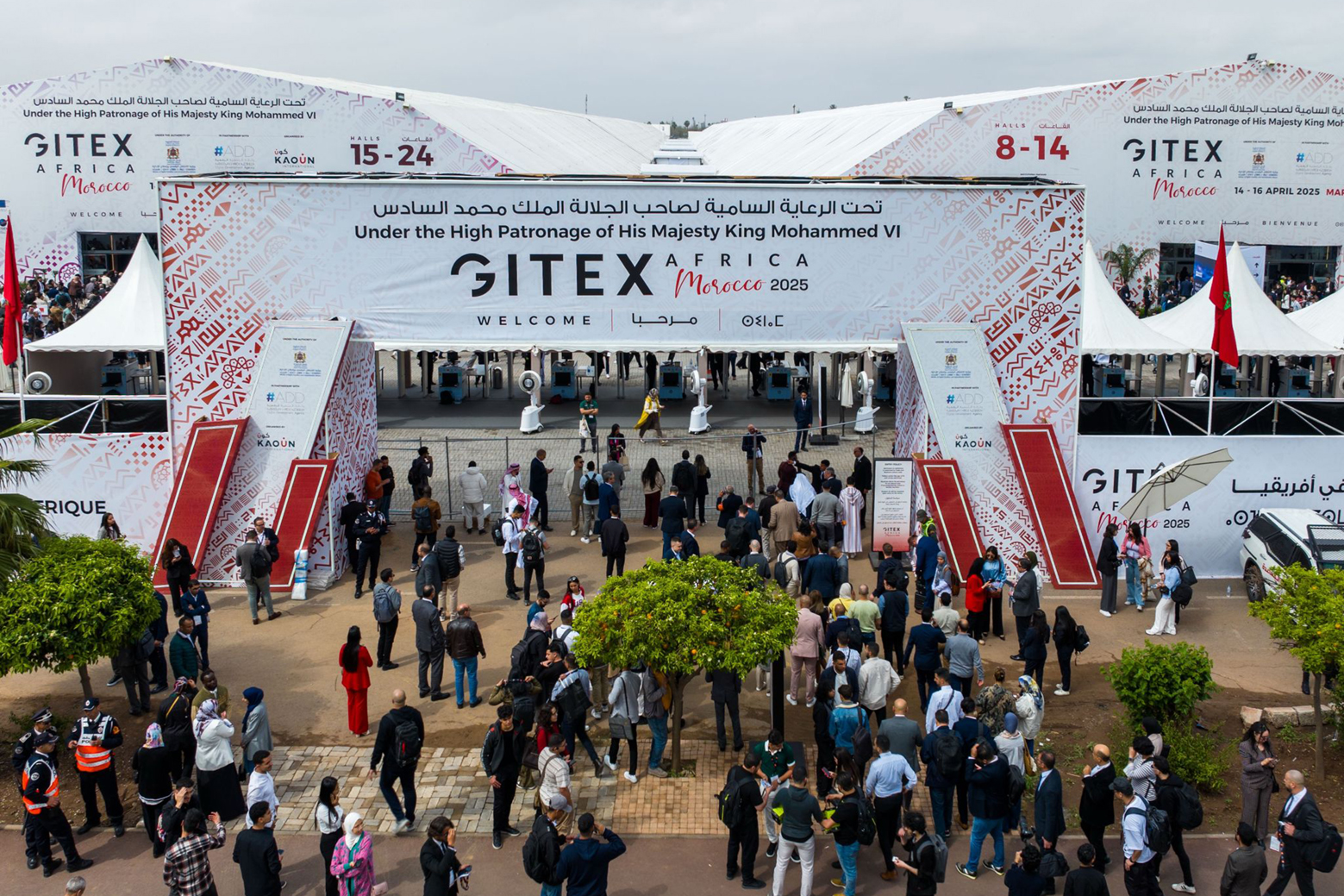 Lors de l'édition 2025 du Gitex Africa. Crédit : DR