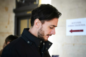 Le chanteur Saad Lamjarred à la cour d'assises de Paris, le 21 février 2023.