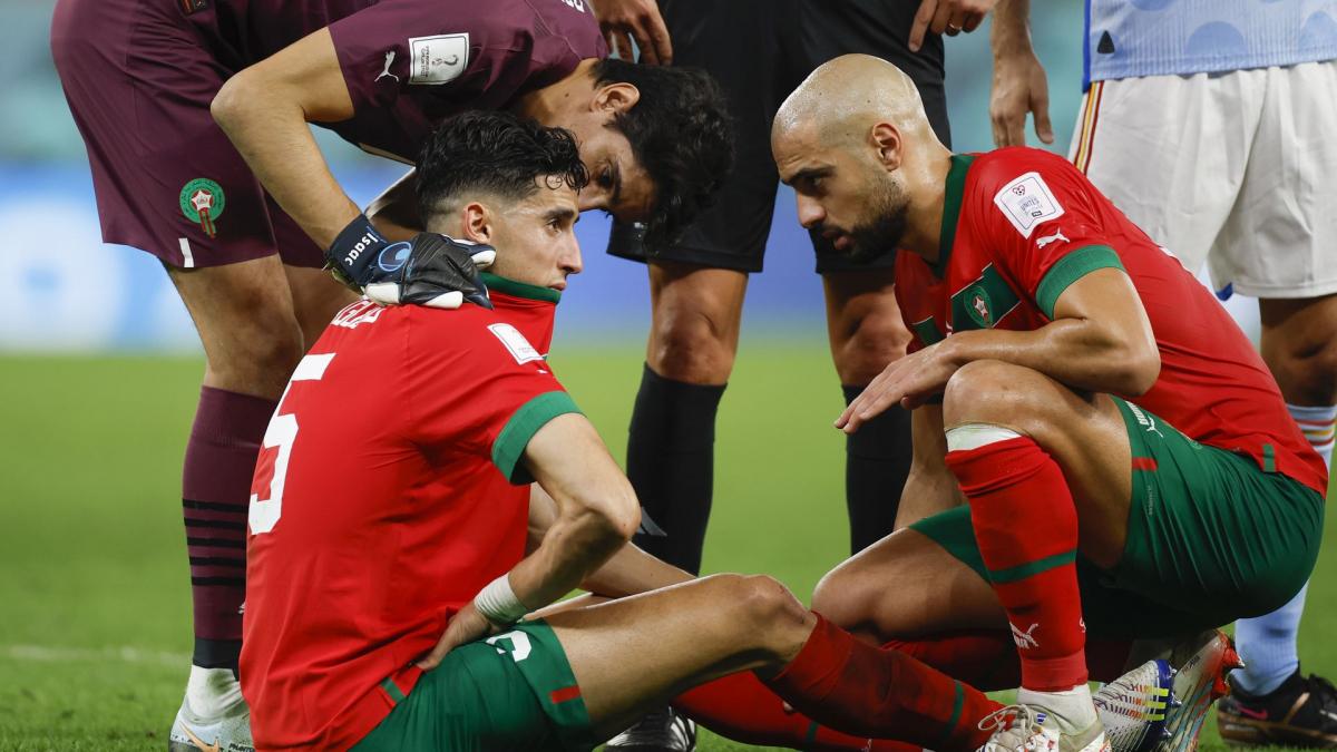 Nayef Aguerd, vice-capitaine des Lions de l'Atlas.