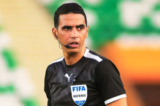 L'arbitre marocain Jalal Jayed.