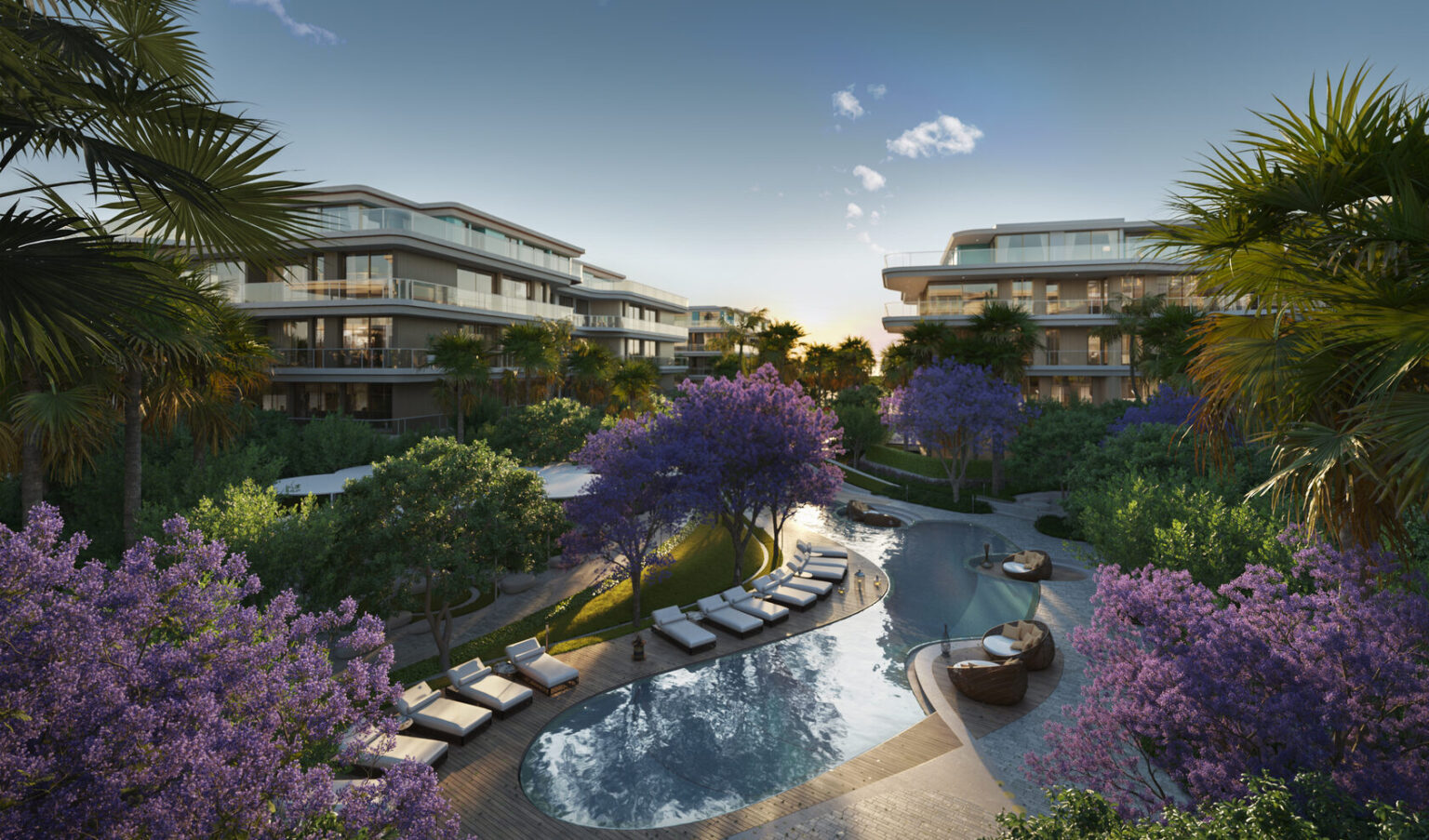 Une vue numérique du projet Elie Saab à Casablanca.