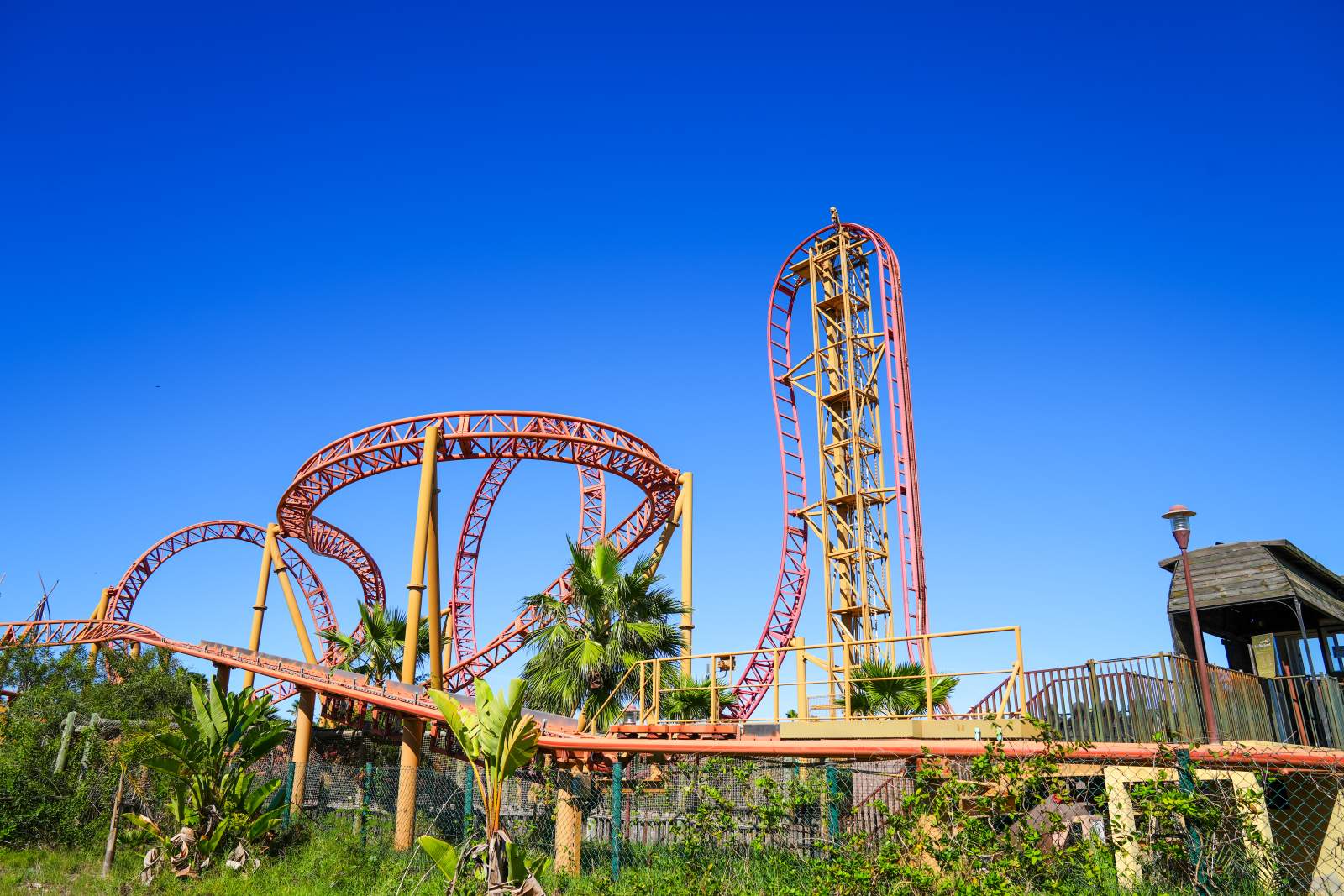 L'une des attractions du Parc Sindibad, à Casablanca.