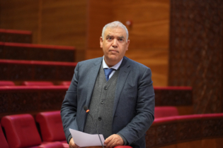 Abdelouafi Laftit, ministre de l'Intérieur à la Chambre des conseillers le 9 décembre 2025