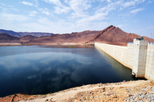 Le barrage Fask, situé à 30 km de Guelmim.