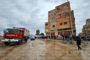 Les lieux du drame qui a coûté la vie à vingt-deux personnes, dans le quartier Al Massira à Fès.