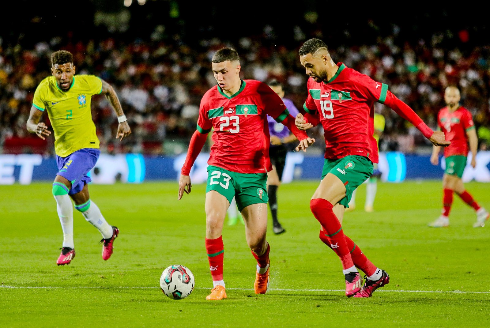 le Maroc a battu le Brésil (2-1), à Tanger