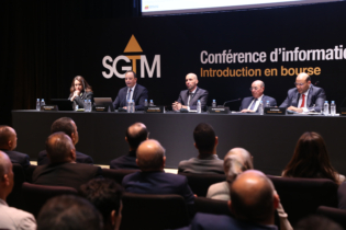 Conférence d'information sur l'IPO de SGTM, le 19 novembre 2025. Crédit : MAP