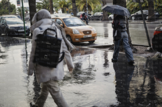 Casablanca sous la pluie.