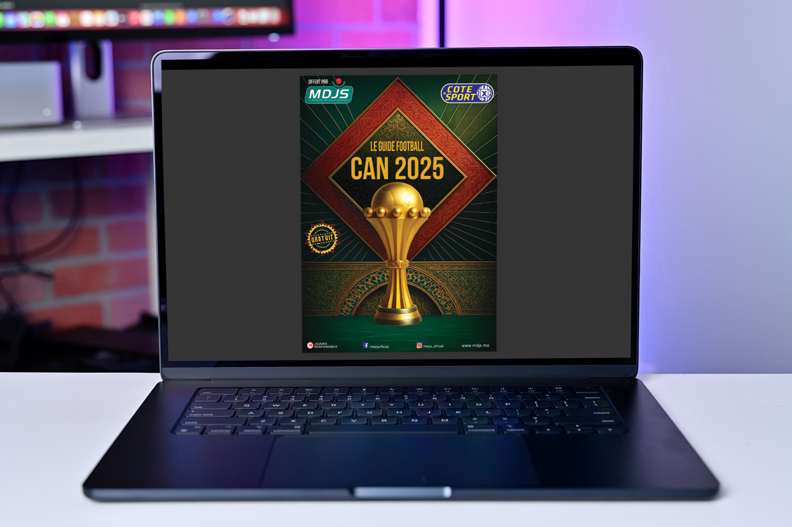 La version numérique du Guide Football CAN 2025 publié par la Marocaine des jeux et des sports (MDJS).