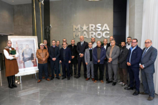Lors de la signature de l'accord social entre Marsa Maroc et s principales centrales syndicales. Crédit : Marsa Maroc