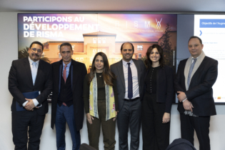 Conférence de presse de Risma à Casablanca à l'occasion de l'augmentation de capital de 450 MDH.