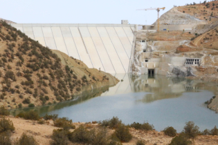 Le barrage M'dez, situé au sud-est de la ville de Sefrou.