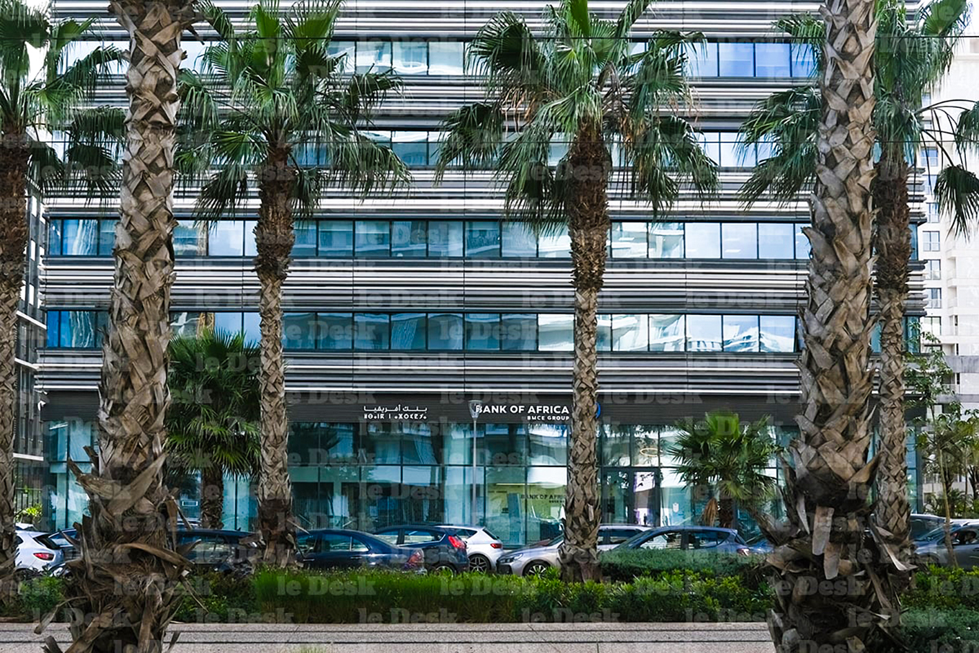 Une agence de Bank Of Africa à Casablanca.